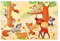 Ritzenhoff & Breker Platzset Waldtiere, Tischset 45 x 30 cm für Kinder, Platzmatte mit Tier-Motiven, Abwischbar