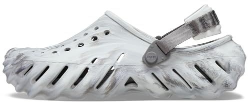 Crocs Unisex-Adult Echo Clogs, Moonlight/Multi, 9 Women/7 Men