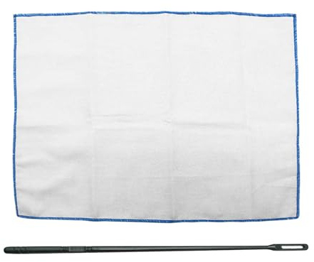 Flute Cleaning Set Cleaning Rod and Cloth Music Maintenance Tools Practical Wiping Cloth Cleaner Stick for Ensembles Students