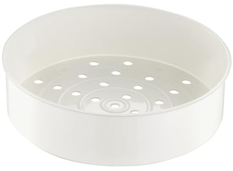 Baxnore Panier à vapeur en plastique, panier à vapeur pour cuisinière électrique, support à vapeur universel, panier à vapeur pour cuiseur à riz, support de cuisson à la vapeur