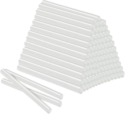 UISEBRT Colla a caldo, 11 mm x 200 mm, trasparente, fai da te standard, colla a caldo super forte, per pistola per colla a caldo (12 kg trasparente)