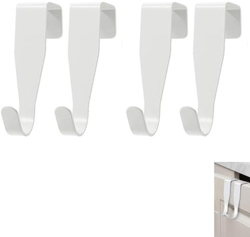 BYTLEOUTJ 4 Stück Fensterhaken Zum Einhängen, Türhaken Fensterhaken Zum Einhängen, Praktische Haken zum Einhängen für Türen, Fenster, Schranktüren und Zimmertüren