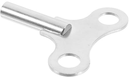 Anneome Chiave di Carica per Orologio retrò in Acciaio, Chiave per Caricare Orologi Meccanici a Pendolo, Strumento di Riparazione per Orologi da Parete