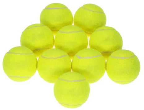 Alomejor Pallina da Tennis Ad Alta Resilienza Palla da Allenamento Durevole per Cani Confezione da 10 Pezzi per Allenamento di Tennis