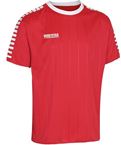 Derbystar Hyper Unisex Trikot, rot Weiss, L