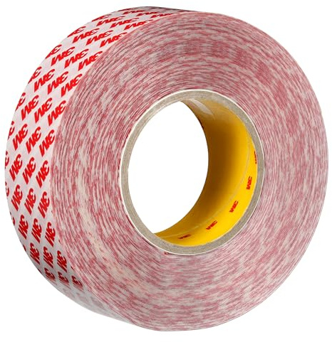 3M Ruban Double Face Adhésif GPT-020F, Transparent, 50 mm x 50 m, 0.2 mm