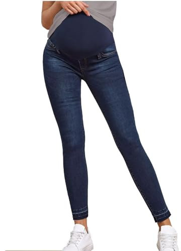Jean de Grossesse Skinny pour Femmes Enceintes, Pantalon de Grossesse, Pantalon de maternité, Jeans usé, Jeans de maternité, Leggings pour Grossesse