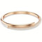 Swarovski Dextera Damen Armreif mit rotgoldfarbenem Magnetverschluss, 16,1 cm Länge, Weiß, 16.1 cm, Kristall, Kristall