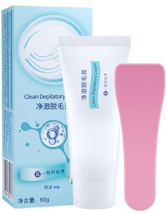 Körperhaarcreme, Haarentfernungslotion, Feuchtigkeitscreme Mit Strahlenden Strängen Mit Sanfter Und Wirksamer, Schneller Aktionsformel, 60 G, Für Unterarms, Beine, Arme, Intime Bereiche