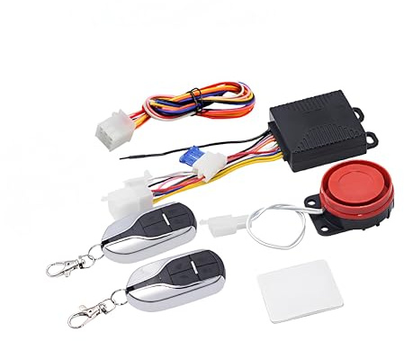 Lancoon Système d'alarme de moto 125 dB Dispositif antivol avec télécommande Armement automatique Capteur de vibration pour vélo 9-15 V Scooter