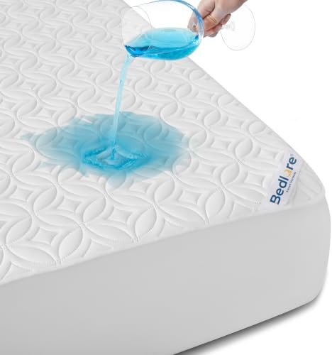 BEDLORE Protector Colchón 180x200 Impermeable y Suave con Oeko-Tex(Blanco)