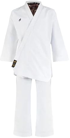 HOOK fighting Karate Anzug Kumite Ultra Light | Weißer Karate-Gi aus REVOFLEX-Material | Atmungsaktiv, verstärkt, ultraleicht & wettkampftauglich (170 cm)