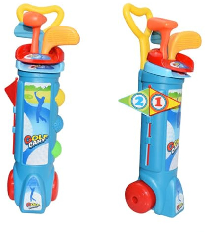 Beaupretty Set de Golf Garçon Fille Sportif Intérieur et Extérieur pour Jeu Parent-garçon Fille Accessoires Durables et Coloris Aléatoires Activité Ludique et Fitness Couleur Aléatoire