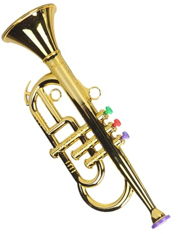 Giocattolo simulato di tromba - Strumento musicale a fiato, di in , dispositivo audio adatto ai bambini | Strumento musicale educativo per genitori per bambini piccoli, ragazzi, ra