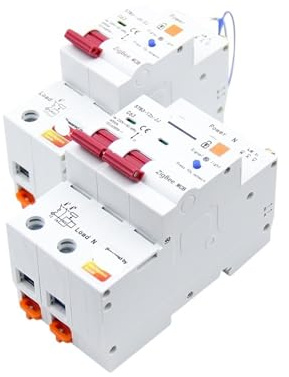 Interruttore automatico intelligente 1P-4P 63A Contatore di energia intelligente Contatore kWh Monitoraggio Interruttore automatico Relè timer(3)