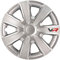 AUTO-STYLE Satz Radzierblenden VR 13-Zoll Silber/Karbon-Look/Logo
