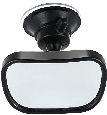 Gasea Baby Car Mirror Rear Facing with Suction Cup, Universal 360° Adjustable Baby Safety Car Rear View Back Seat Mirror
