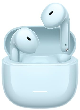 XIAOMI REDMI Buds 8 Active - TWS Bluetooth Semi-intraauriculares, Driver de Titanio de 14,2 mm, bajo Potente, 37h de autonomía, conexión Dual a 2 Dispositivos, 5 EQ, Bluetooth 5.4, IP54, Azul