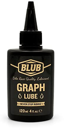 BLUB Graphit Gleitmittel für Fahrräder 120ml, Graph Gleitmittel für MTB, öl für Fahrradkette, Fahrrad Kette öl, Fahrradkette Schmiermittel, Fahrradkette ölen, Kettenöl für Fahrrad