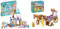 LEGO Disney Princess Kreative Schlösserbox, Spielzeug Schloss Spielset & Disney Princess Belles Pferdekutsche, Prinzessinnen-Set mit Pferde-Spielzeug