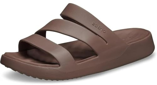 Crocs Women's Getaway Strappy Sandals, Truffle, 11