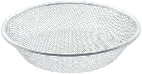 Cubo de jardín con pantalla para tamizar jardinería, separador de suciedad de rocas, herramienta de tamiz de compost, textura de metal