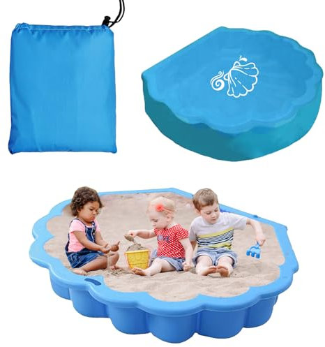 Copertura per Sabbiera,Copertura Sabbiera Impermeabile 100x15cm,Copertura Antipolvere Sabbiera per Terrazza Giardino,Telo di Copertura Impermeabile,per Sabbia e Conchiglie D'acqua