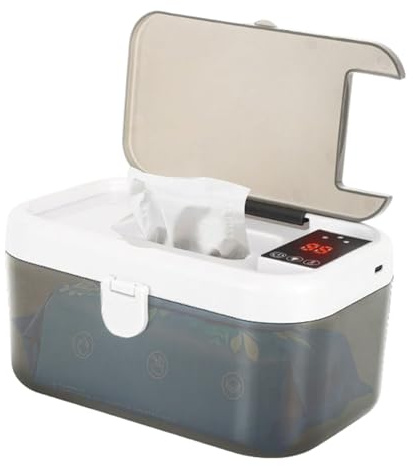 babywipeWarder BabywipeWarder och Portable Wipes Dispenser | Värmare för elektriska blöjklämmor, fuktblockering, uppvärmning, lu-funktion