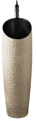 Retrò Lavandino con piedistallo indipendente rubinetto e kit di scarico, unità lavabo da appoggio for interni ed esterni decorare