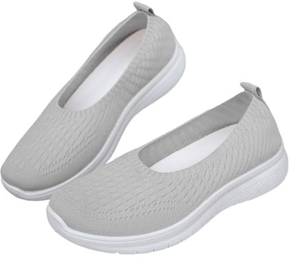 Chaussures pieds nus pour femme - Ballerines d'été - Chaussures de loisirs - Chaussures pieds nus - Antidérapantes - Chaussures d'entraînement en tissu tissé - Chaussures plates à enfiler - Chaussures