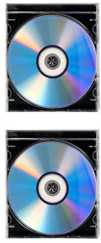 CALLARON Discos CD Vírgenes Grabables para Grabación de Música y Archivos de Audio con Alta Capacidad y Estuche de Plástico para Gestión de Información Hogar
