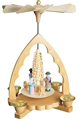 Richard Glaesser Small Scalloped Arch Nativity Pyramid