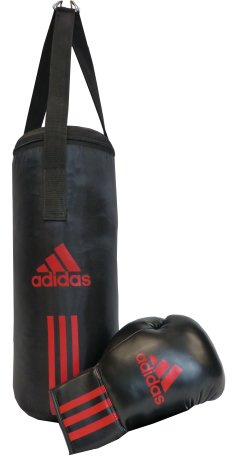 adidas Kinder Box-Set Junior Pack, Schwarz/Rot, 43 x 19 cm, ADIBACJP