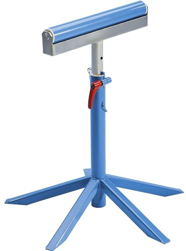 eurokraft | Servante télescopique | avec rouleau en acier | plage de levée 675-1065 mm | force 500 kg