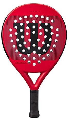 Wilson Padel-Schläger Pro Staff Team, Fiberglas/EVA, 370 g, rot/schwarz, WR032921U2