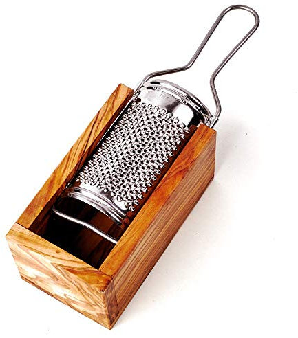 das Olivenholzbrett Parmesan Grater Grater Container Made from Wood - 28