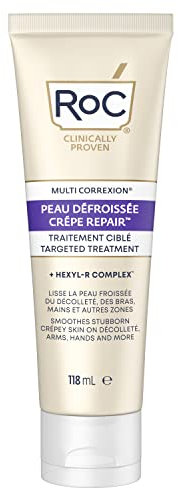 RoC Multi Correxion Crepe Repair Targeted Treatment – Straffende Feuchtigkeitspflege – Anti-Aging – für kreppige, dehydrierte, dünner werdende Haut – glättet, strafft und reduziert Crépey Patches