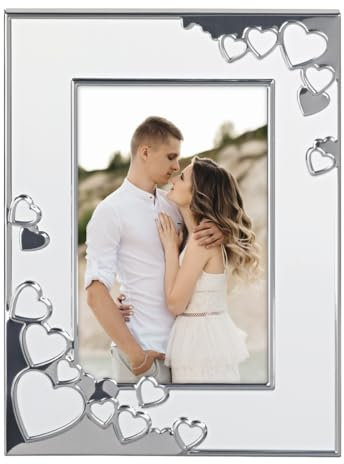 Hama Cornice per ritratti, in alluminio, bianca, extra larga