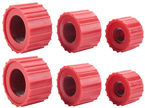 Aboiledy Lot de 6 nettoyeurs de tuyaux en cuivre, avec 3 tailles différentes (1/2, 3/4, 1), nettoyant pour tuyaux en cuivre