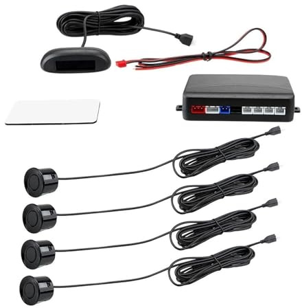 Parkeringssensorer Bilens Bakre Backningsradar LCD Parkeringssensor Parktronic Buzzer Detektor