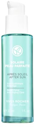 Yves Rocher SOLAIRE PEAU PARFAITE - Anti-Falten After-Sun Lotion - Erfrischende Gesichtscreme - Beruhigt und Kühlt die Haut- Spendet intensive Feuchtigkeit und mindert sichtbar Falten - 30 ml
