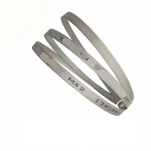 2pcs 1640mm Bi-Metal Band Saw Blades 1640x13x0.65mm Bandsaw Blade Cutting Metals M42 Woodworking (Color : 10-14T, Size : Metal Cutting)