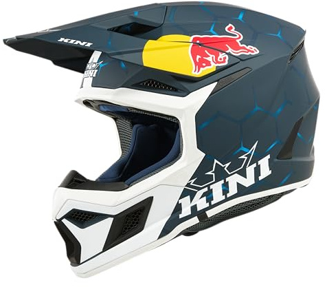 MX3 Casco da motocross Kini Red Bull 1.0 blu/bianco S