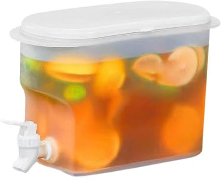 Dispensador De Bebidas Con Grifo - 2.8 L Dispensador De Agua Para Refrigerador - Material PP De Nivel Alimenticio Seguro - para Tés Zumos Leche De Limon Fiesta Camping Reunión