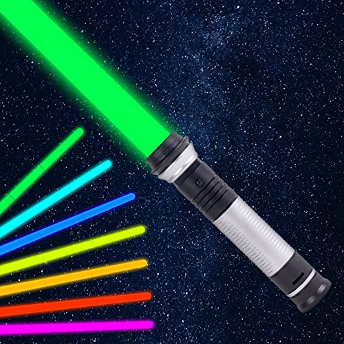 AYESY Lightsaber, Light Up Saber with Sound, 7 Colors Retractable Lightsaber,LED Light Saber Sword Toys for Boys Kids Gift Halloween Dress Up Parties, Xmas Gift