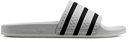 adidas Adilette, Chanclas Unisex adulto, White Black White, 43 EU