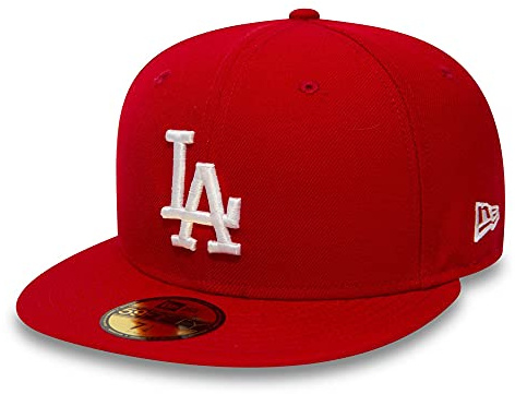New Era Los Angeles Dodgers MLB Basic Red 59Fifty Basecap - 7 5/8-61cm (XL)