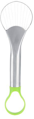 BuyWeek Avocado Schneider, 2 in 1 Avocadoschneider Edelstahl Avocadoslicer Obstschneider Kerntrennmesser Werkzeug Küchen Gadgets
