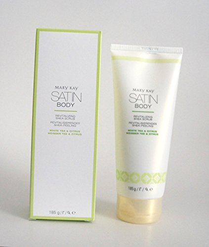 Mary Kay Satin Body Revitalizing Shea Scrub weißer Tee & Zitrus shea peeling 185g