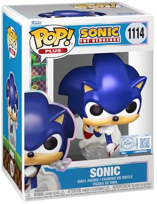 Funko POP! Plus: Sonic The Hedgehog - Sonic - Pearlescent - Collectable Vinyl Figure - Gift Idea - Official Merchandise - Toys For Kids & Adults - Model Figure for Collectors and Display